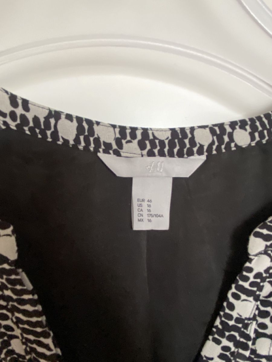 H&M Kleider: H&M Sommerkleid schwarz weiss Gr. 46 – Gebraucht aus Muensingen von drleevsy 2