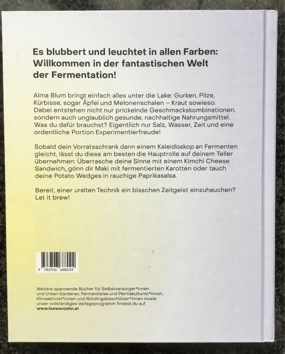 Libri: fantastisch fermentiert von Alma Blum – Nuovo (secondo la descrizione) da Rüschlikon venduto da succes08 3