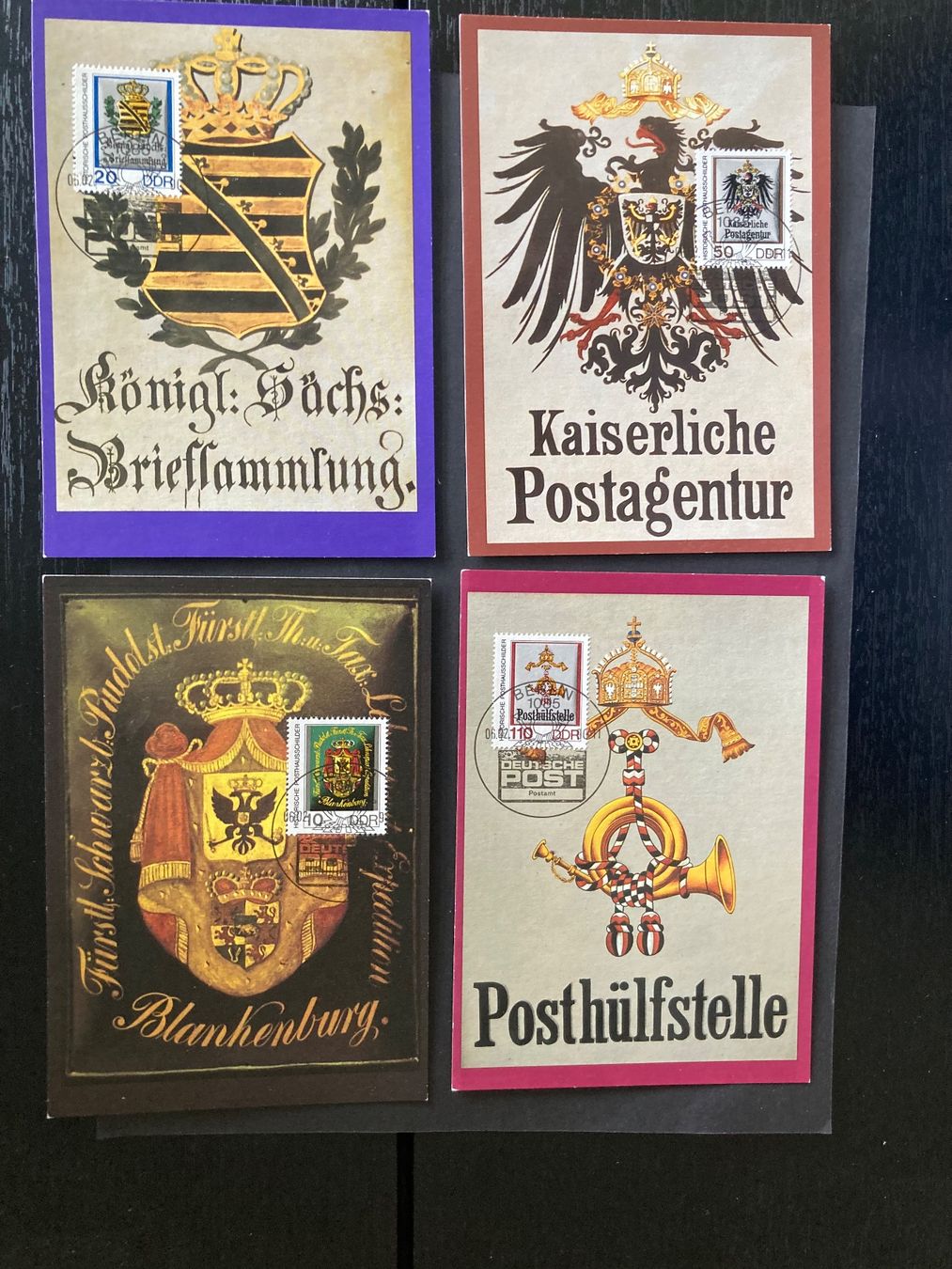 Tutti i francobolli: 51 Maximumkarten DDR BRD – Usato da Domat/Ems venduto da Lareina2015 1