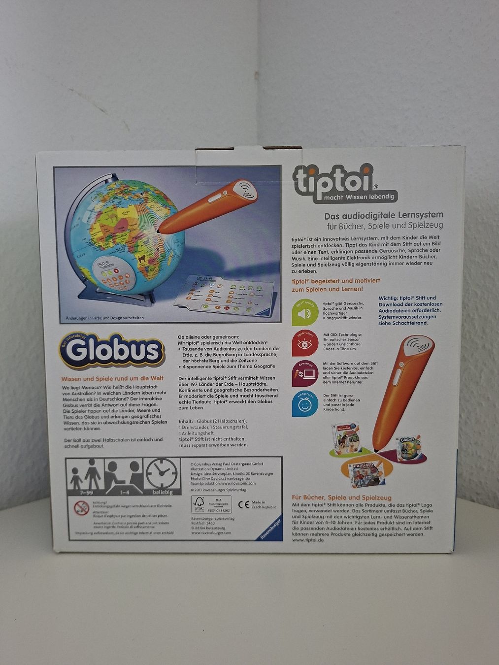 Tiptoi Giocattoli: Ravensburger tiptoi Globus + Spinosaurus (ohne Stift) – Usato da Pieterlen venduto da jak_c2lj 5