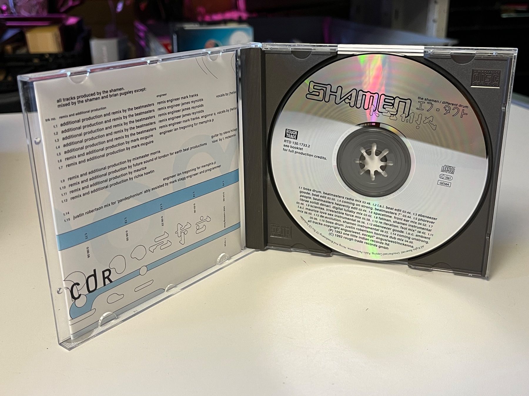 CD: The Shamen - Different Drum - HJ41C – Usato da Küsnacht ZH venduto da hardcore.earth 2