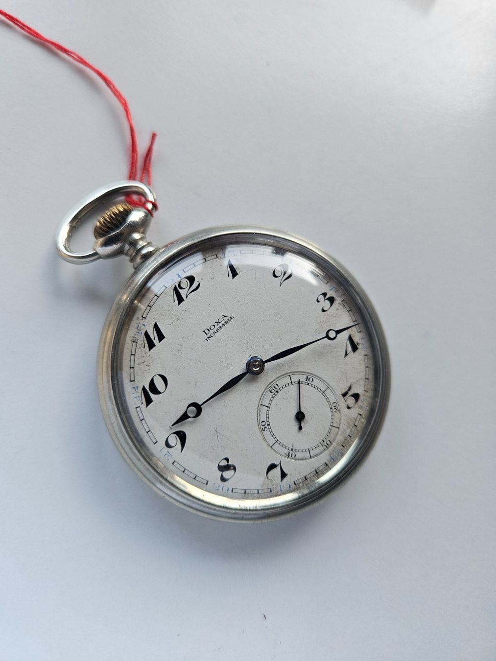 Doxa Orologi: 1L 29 Doxa Incassable Taschenuhr – Usato da Berikon venduto da mmm21 1