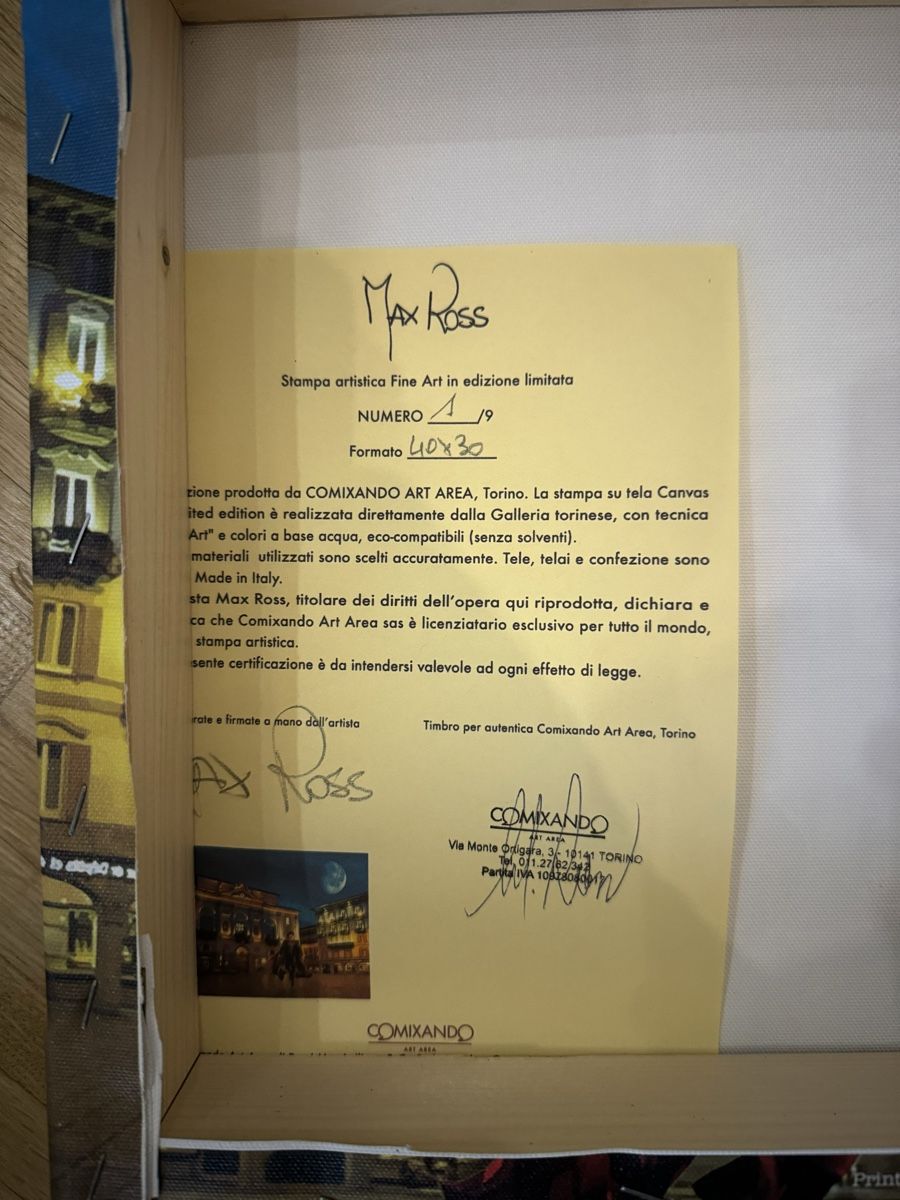 Dipinti: Quadro DC Superman 1/9 di Max Ross con certificato – Nuovo (secondo la descrizione) da Viganello venduto da BlackPanda0003 2