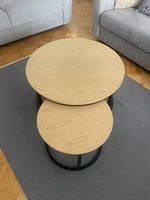 Couchtisch rund, 2-teilig