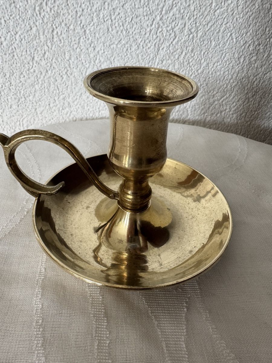 Kerzenständer: Vintage Kerzenhalter aus Messing  – Gebraucht aus Balsthal von Narulya 2