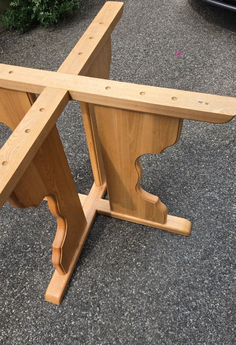 Tische: Runder Esstisch massiv Esche – Neu (gemäss Beschreibung) aus Hallau von Tom8215 1