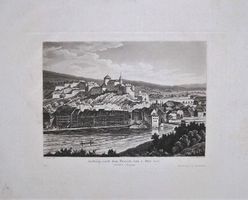 Aarburg  Aquatinta von Meichelt