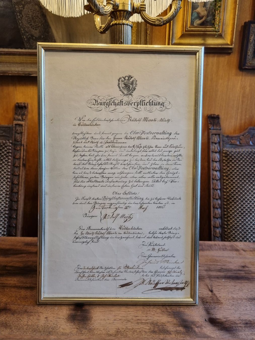 Dokumente: 2 originale Berner Post-Dokumente 1836 & 1850 – Gebraucht aus Scharnachtal von devin03 1