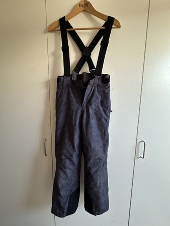 ZIENER Skihose dunkelgrau mit Trägern Gr. 152