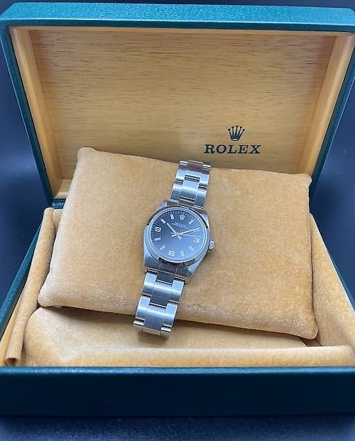 Rolex Orologi: Rolex Oyster Perpetual 31 77080 Black Schwarz 3-6-9 Full – Usato da Lugano venduto da luganotopwatches 2