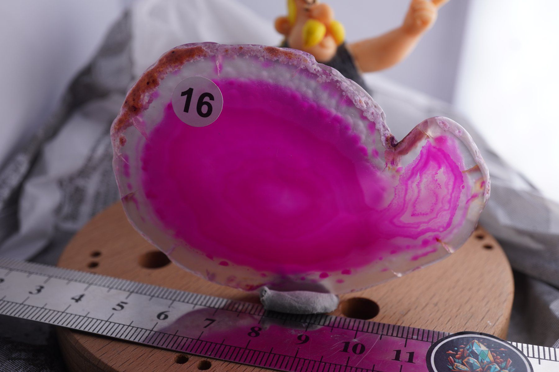 Minerali & Pietre curative: Achat  Scheibe Rosa    wow     Ab 1.-(1) – Nuovo e nell'imballaggio originale da Eschenbach SG venduto da topstone 1
