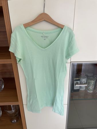 Sommerliches Damen T-Shirt, XS, mintgrün