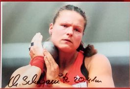 Christina Schwanitz Autogramm signiert Foto 10x15cm