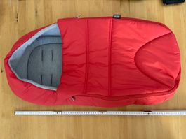Fusssack Kinderwagen rot guter Zustand