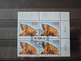 CH-Briefmarke 4-Block 10.5.05 Zustand gem.Bild Karte E8