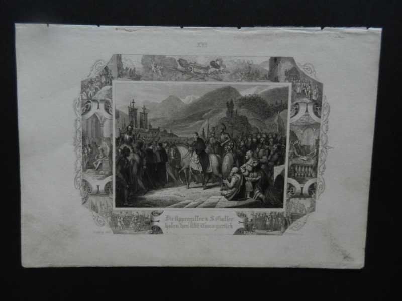 Stiche: Appenzeller und St.Galler Abt Cuno – Gebraucht aus Risch von Rischli15