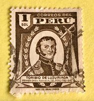 Briefmarke aus Peru gestempelt  Siehe Original Fotos 