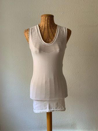 Stretch Longtop weiss - XS