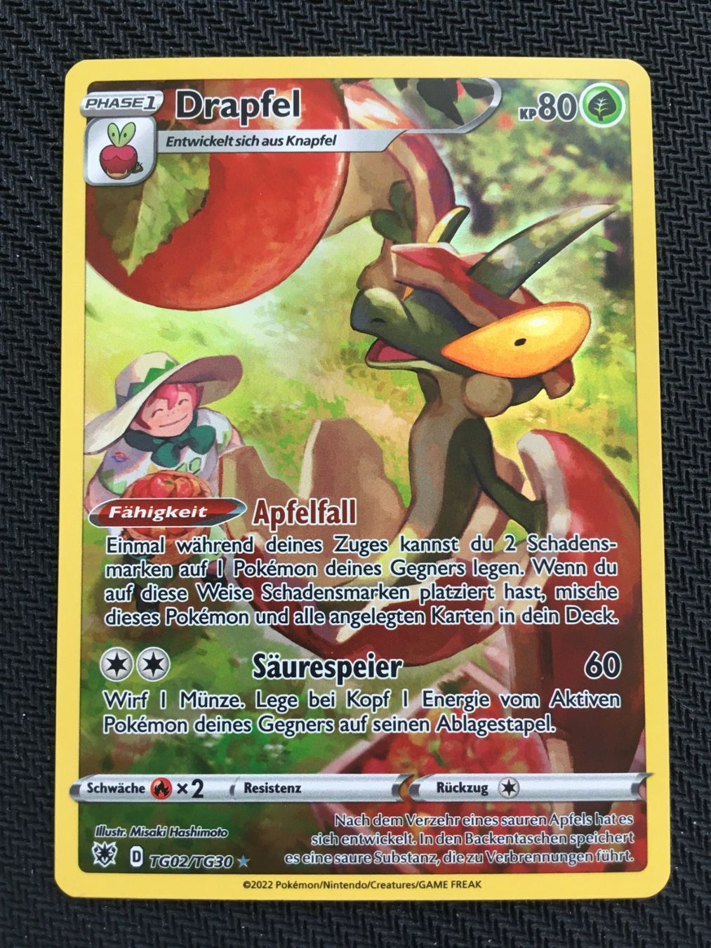 Pokémon Carte collezionabili: Pokémon - Drapfel (ASR TG02) - Astralglanz - DE – Nuovo (secondo la descrizione) da St.Gallen venduto da Punktchen01
