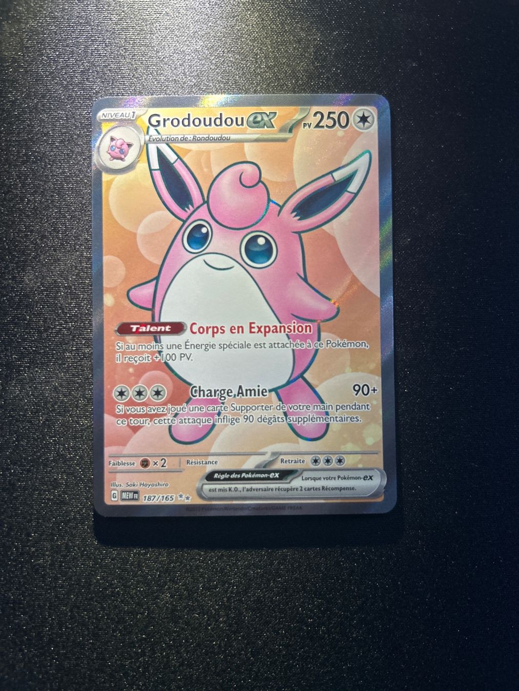 Pokémon Sammelbilder & Trading cards: Pokémon Grodoudou ex 187/165 FR – Neu (gemäss Beschreibung) aus Montet (Broye) von Jocksmock 1
