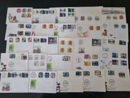 25 Briefe meist mit zentralen ET Vollstempel