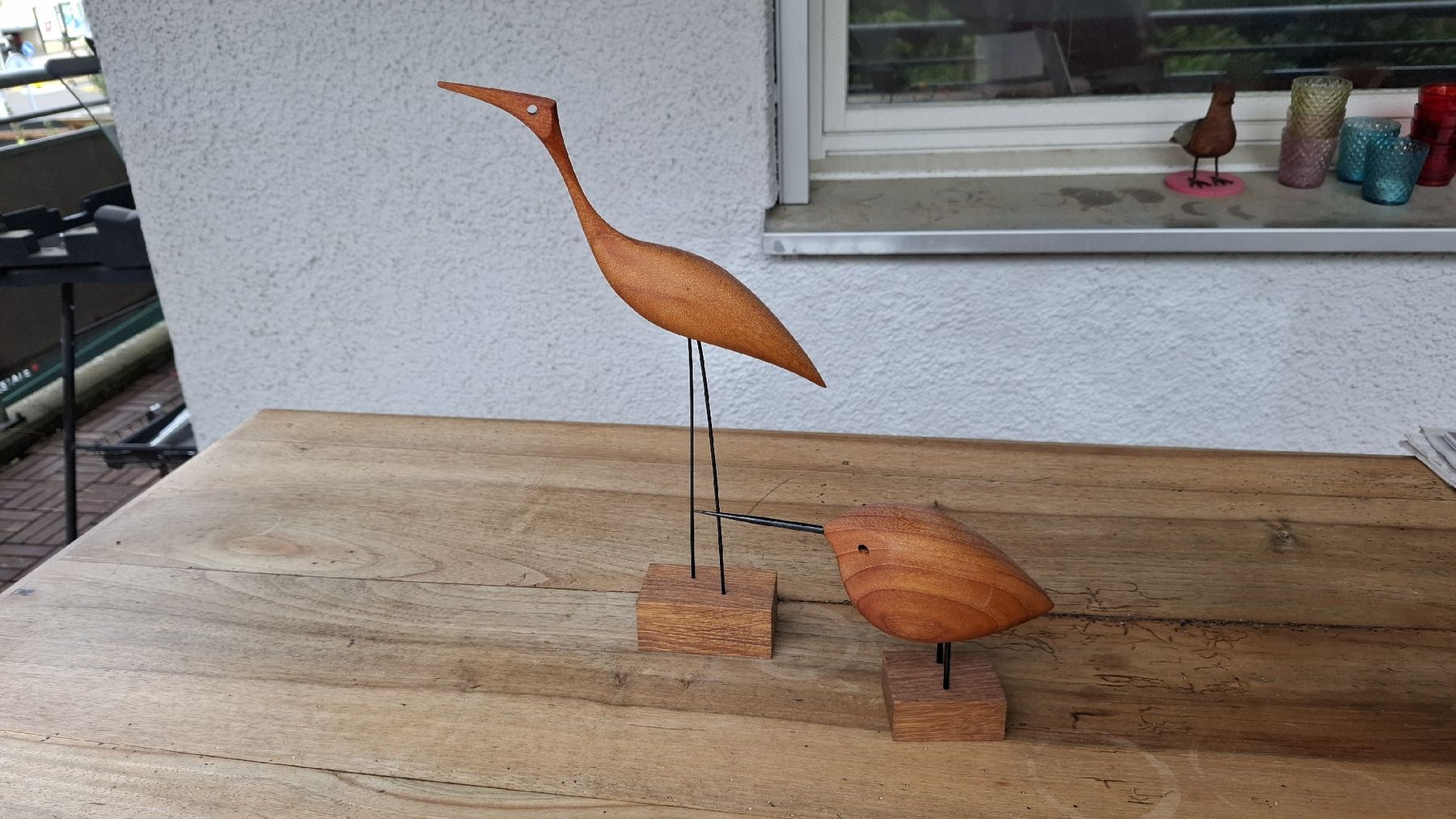 Alle Dekorationen: Zwei dekorative Holzvögel – Gebraucht aus Zürich von witike 5