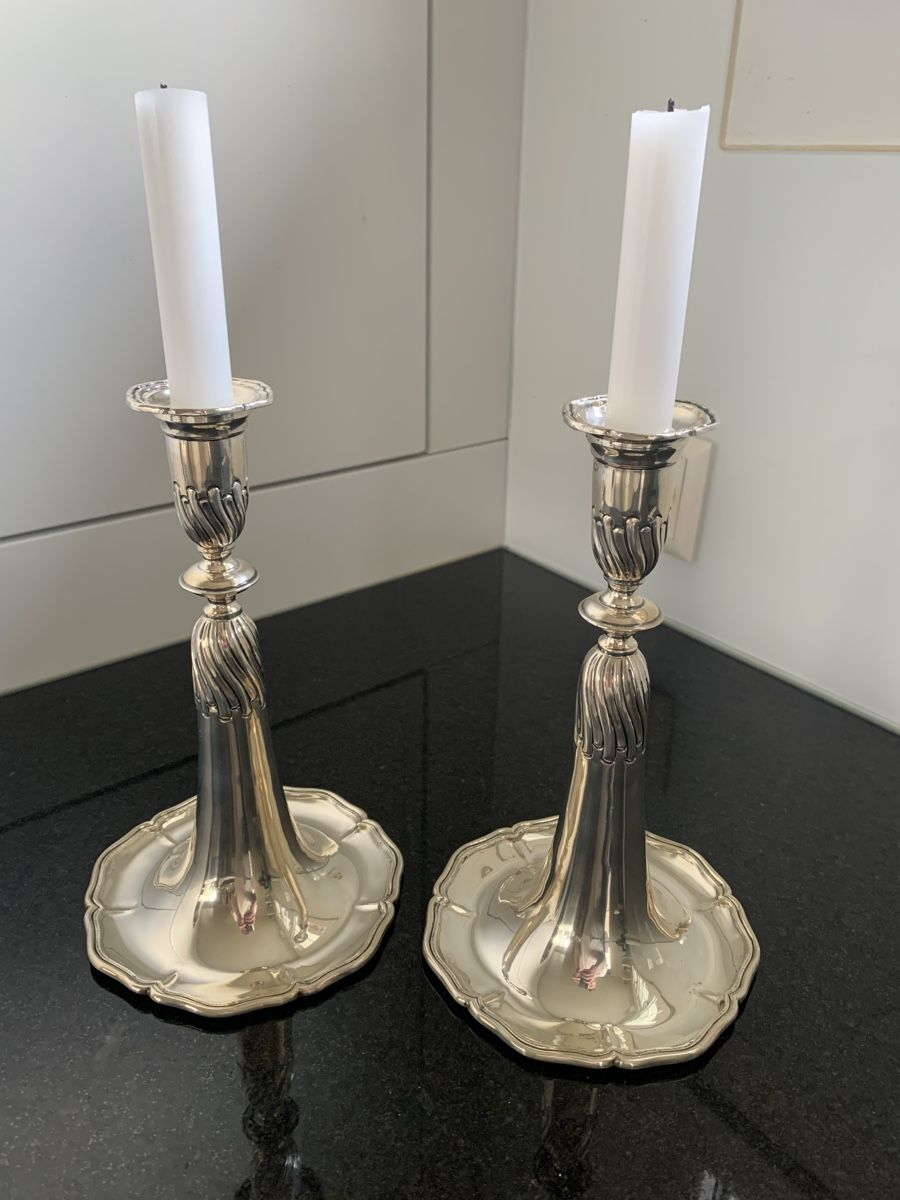 Portacandele: Kerzenständer 800 Silber – Usato da Zollikofen venduto da ausmisten_at_home