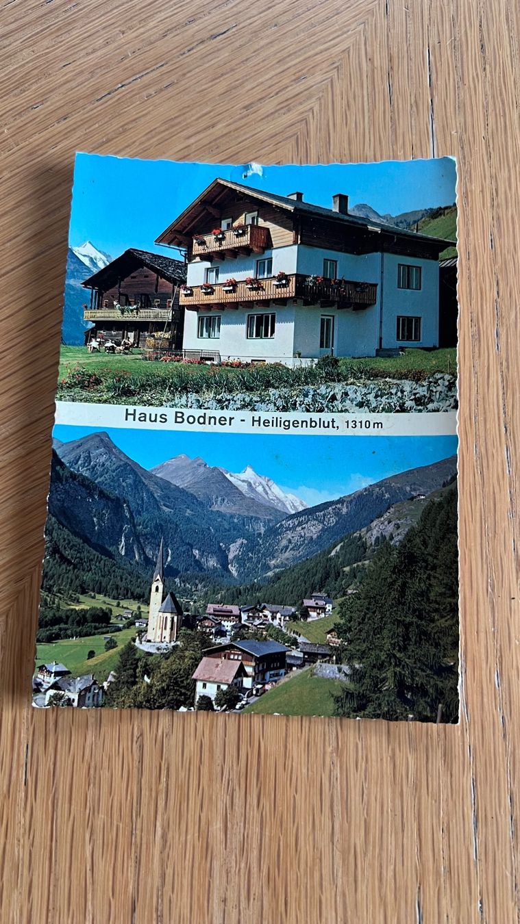Cartoline postali: Alte Ansichtskarte Heiligenblut - Haus Bodner – Usato da Schübelbach venduto da Dolly990_2