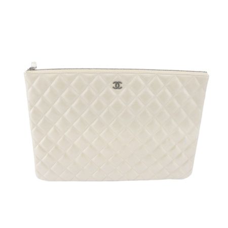 CHANEL O Case Clutch