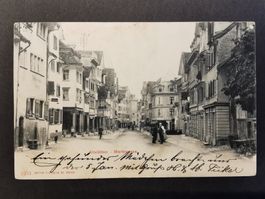 Altstätten   Rheintal  animiert  Marktgasse  1904  Heerbrugg