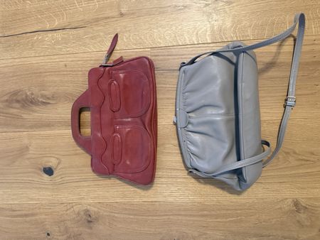 Zwei Damen Handtaschen vintage