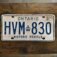 🇨🇦 Autoschild, Ontario HVM-830 - Kanada 