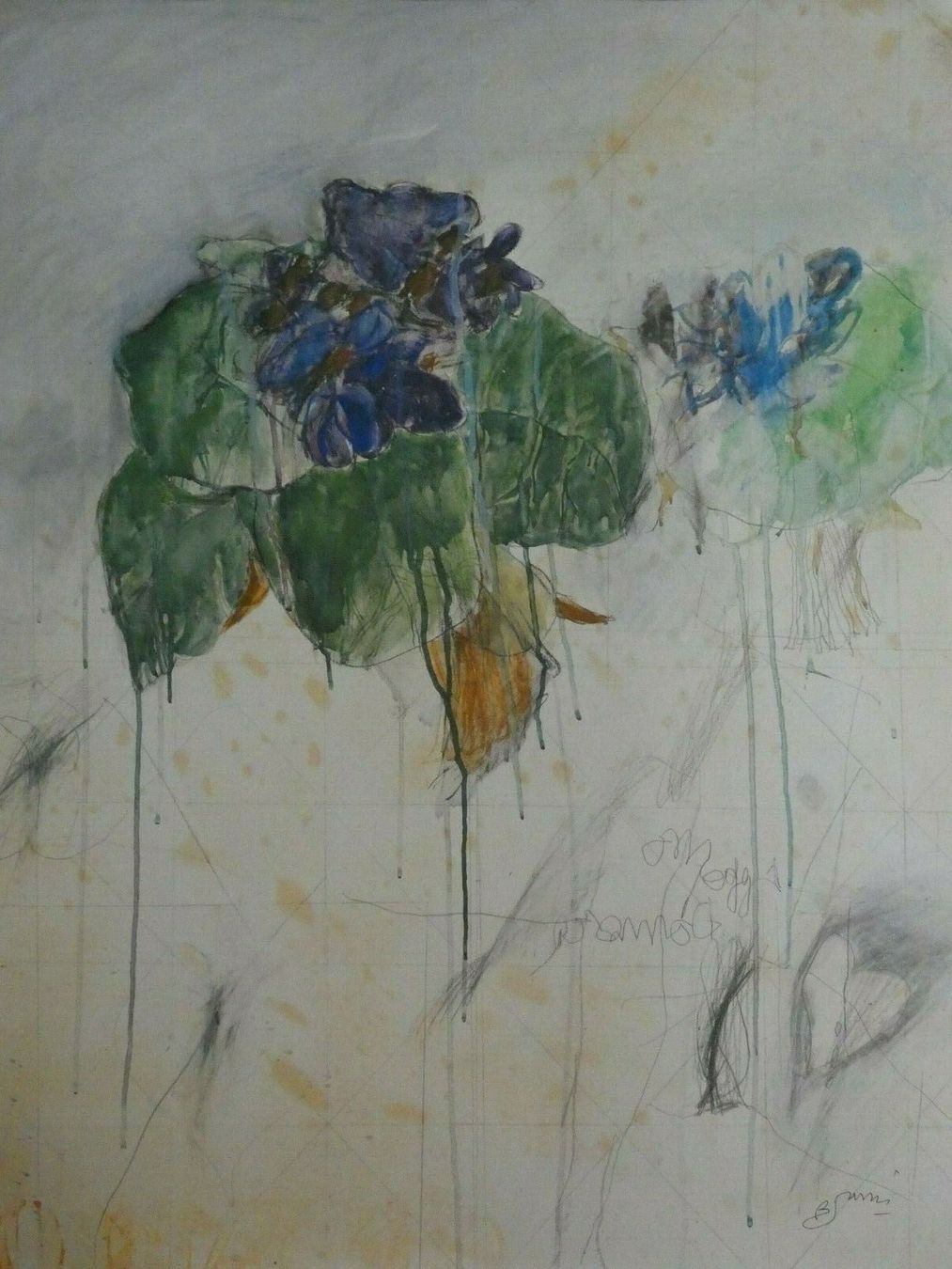 Grafica & Litografie: Bruno Bruni      "Fiore"       Farboffsetlithographie – Usato da Nennigkofen venduto da waltraub 1