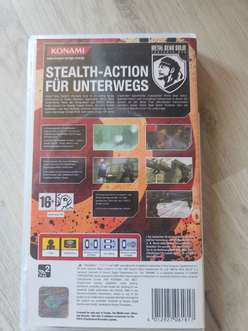 Sony Giochi: Metal Gear Solid: Portable Ops - PSP - Top Zustand!  – Usato da Tafers venduto da whereyogamesat 2