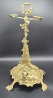 1940‘s Bronze Umbrella Stand with Dog & Hunting Rifle