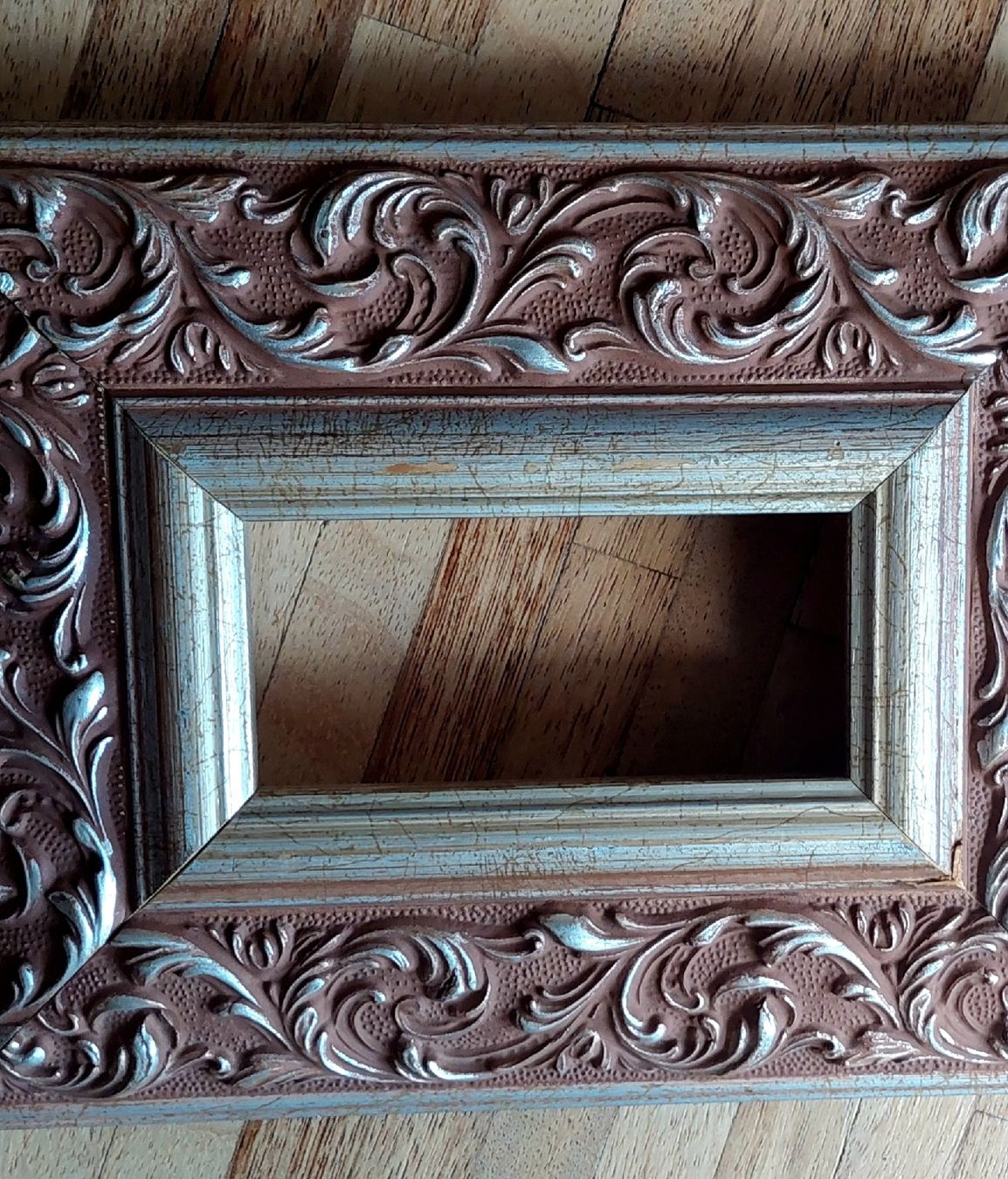Bilderrahmen: Cadre baroque en bois – Gebraucht aus Plan-Les-Ouates von Lolothebest