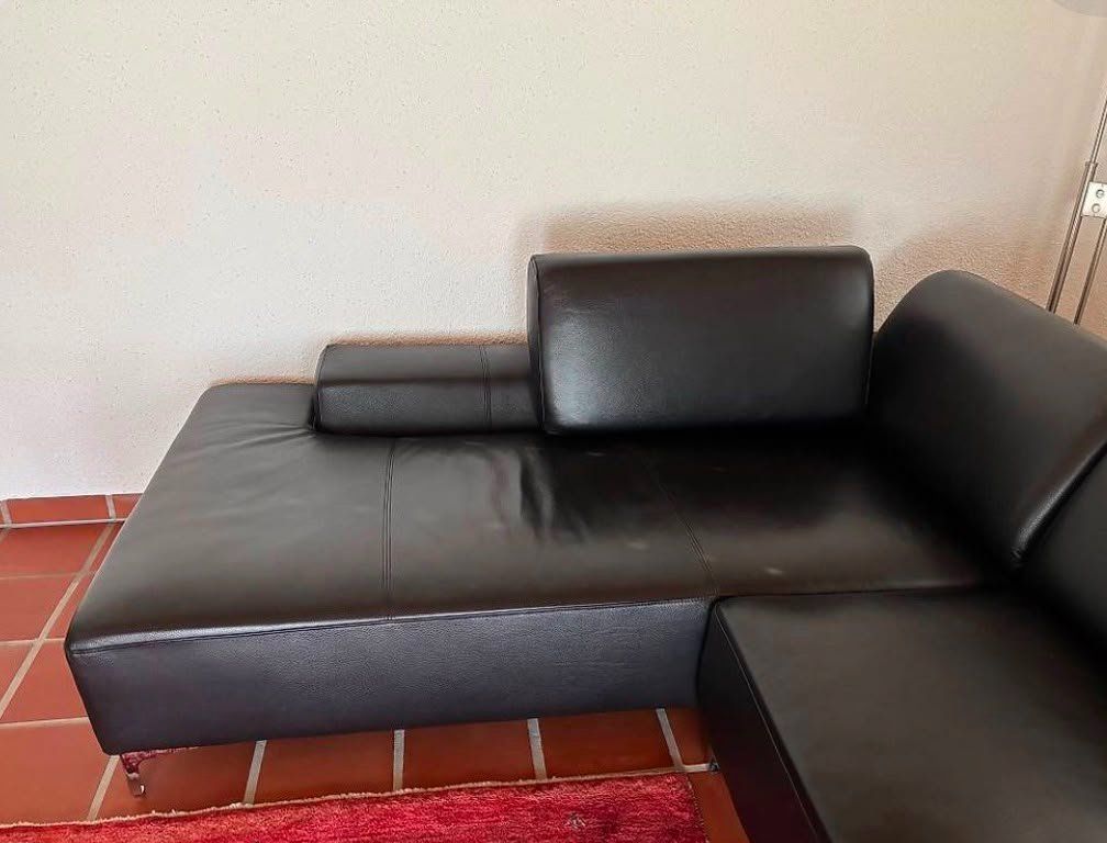 Sofas: Echt Leder Ecksofa – D'occasion à Arbon par mediazeit 1