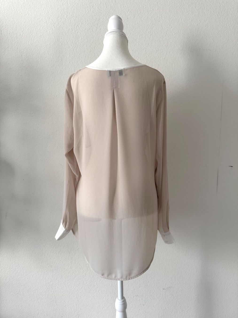 Blusen: Rick Cardona Bluse, Gr. 42, beige/weiss – Neu (gemäss Beschreibung) aus Zürich von cli_fv8x 2