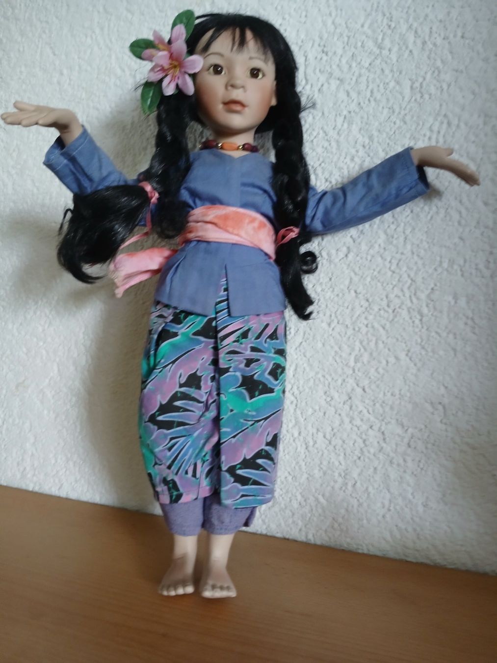 Puppen: porzelan puppe – Neu (gemäss Beschreibung) aus St. Silvester von Rosa-1964 1