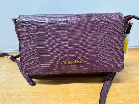 Marina Galanti Damen-Handtasche Umhängetasche Violett Gold