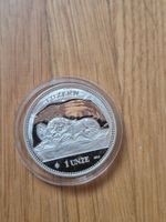 Helvetia 1 Unze 999.9 - Luzern 1988, selten; ab Fr. 1.-