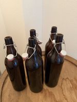 24 Bügelflaschen 1L braun