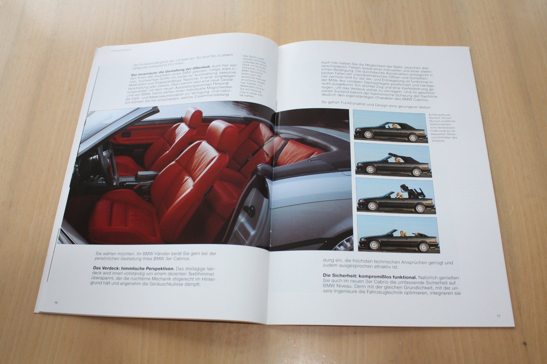BMW Documenti: BMW 3er Cabrio Prospekt 1/1994 – Usato da Wikon venduto da erwin400 5