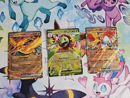 3 Ex  Pokémon cards in English 
