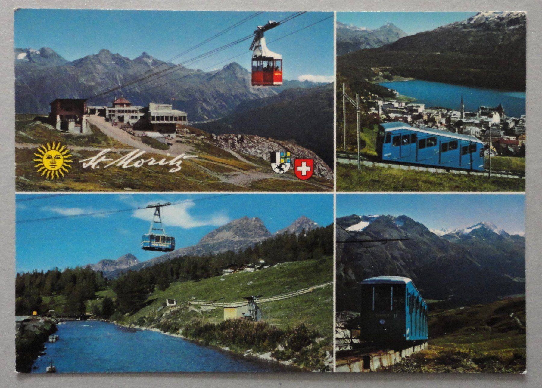 Cartoline postali: St. Moritz Bergbahnen – Usato da Fétigny venduto da Billy2miny