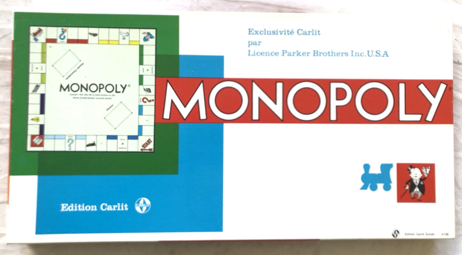 Carlit Giochi: Monopoly - Edition Carlit Zürich [Schweizer Version] – Usato da Schaffhausen venduto da durruti