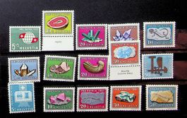 PRO PATRIA SÉRIES TIMBRES NEUFS** 1959-61 SBK 29.00 / T630