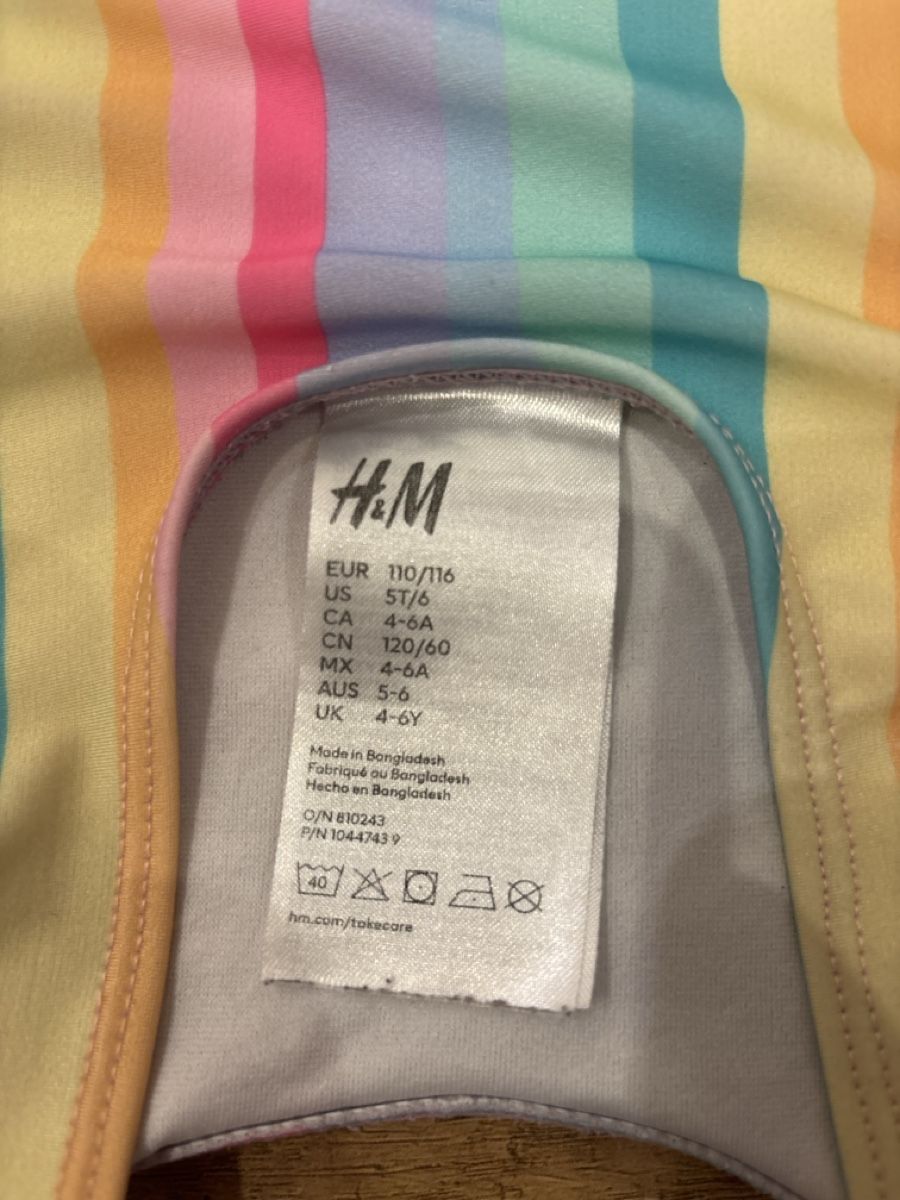 H&M Costumi da bagno & Bikini: Badekleid 110/116 – Nuovo (secondo la descrizione) da Lausanne venduto da bongsdibongs 1