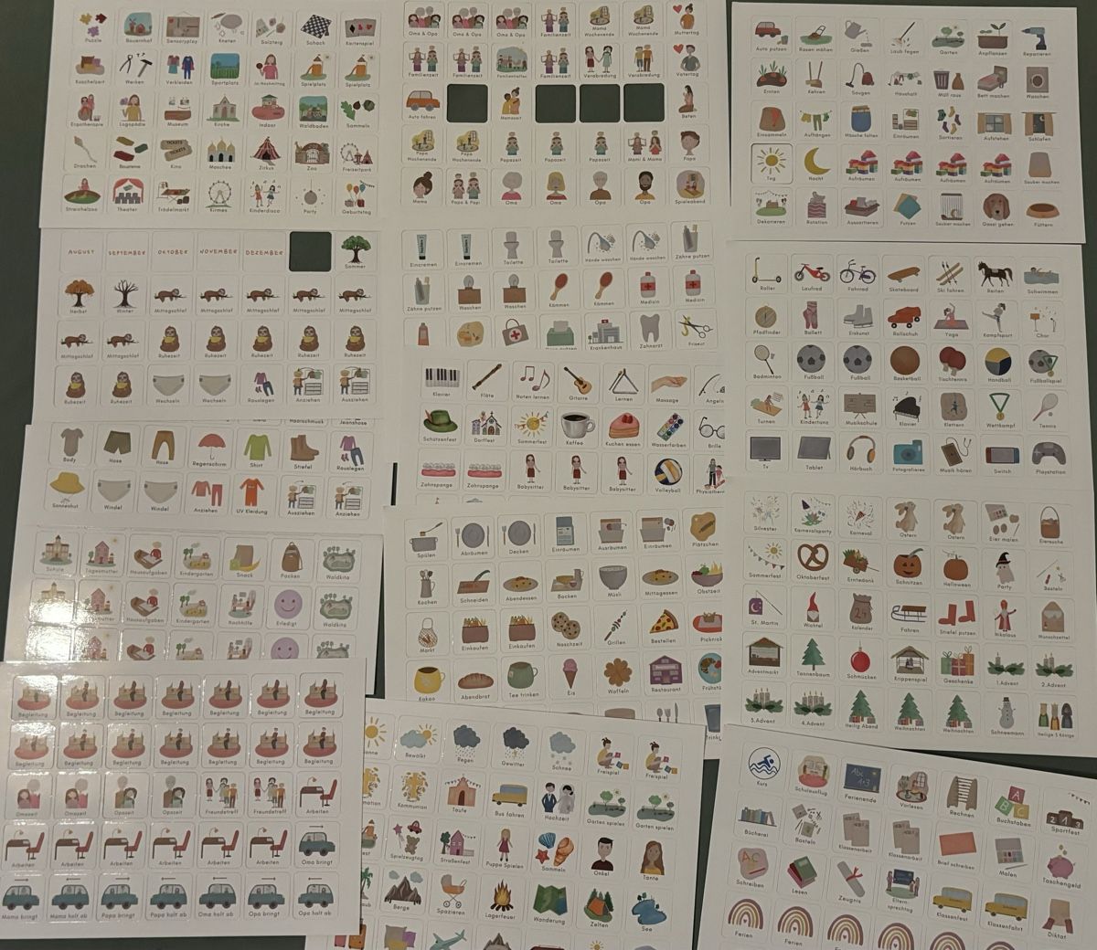 Lavagne: Wochenplaner A3, inkl. 525 Symbole – Usato da Prêles venduto da 21rena 7