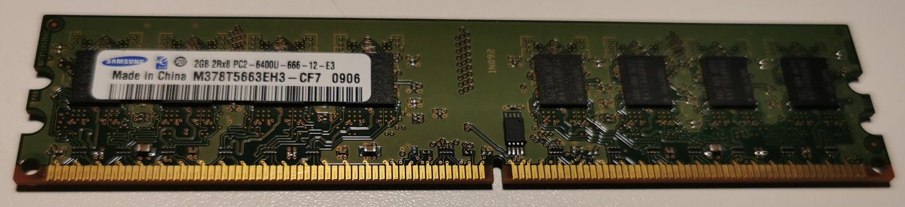 Memoria / RAM: HP/Samsung RAM, 2GB, PC2-6400U – Usato da Oberwangen b. Bern venduto da Vittorio0